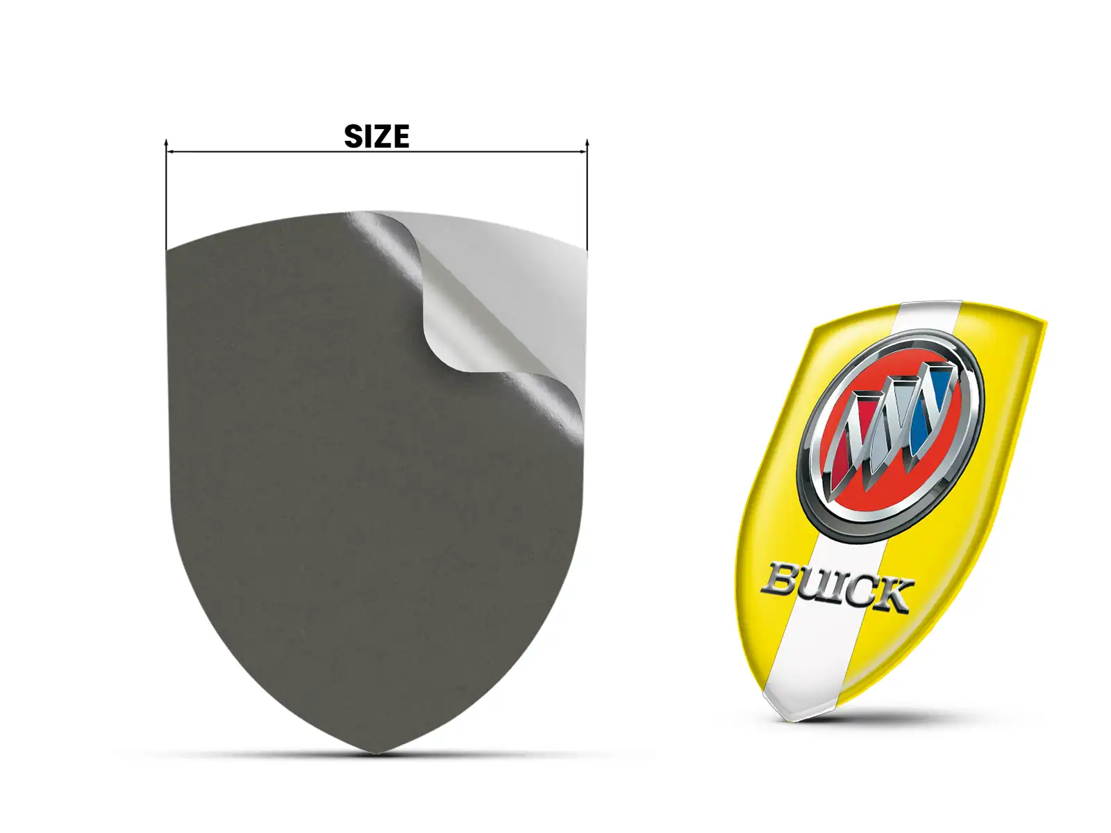 Buick Adesivi Lunotto Auto Resistenti Limitati Stile